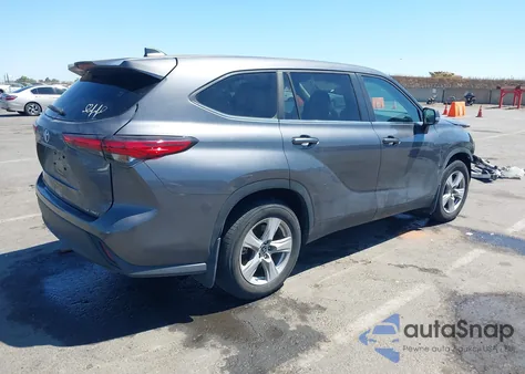 2023 Toyota Highlander Le z USA, uszkodzony, nr VIN 5TDKDRBH5PS503292